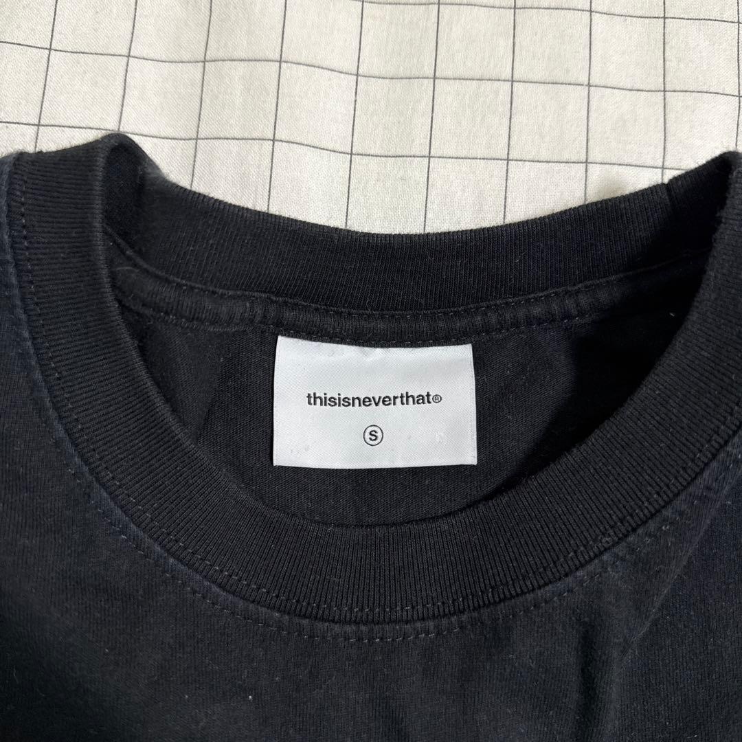 thisisneverthat ブラック ロング Tシャツ