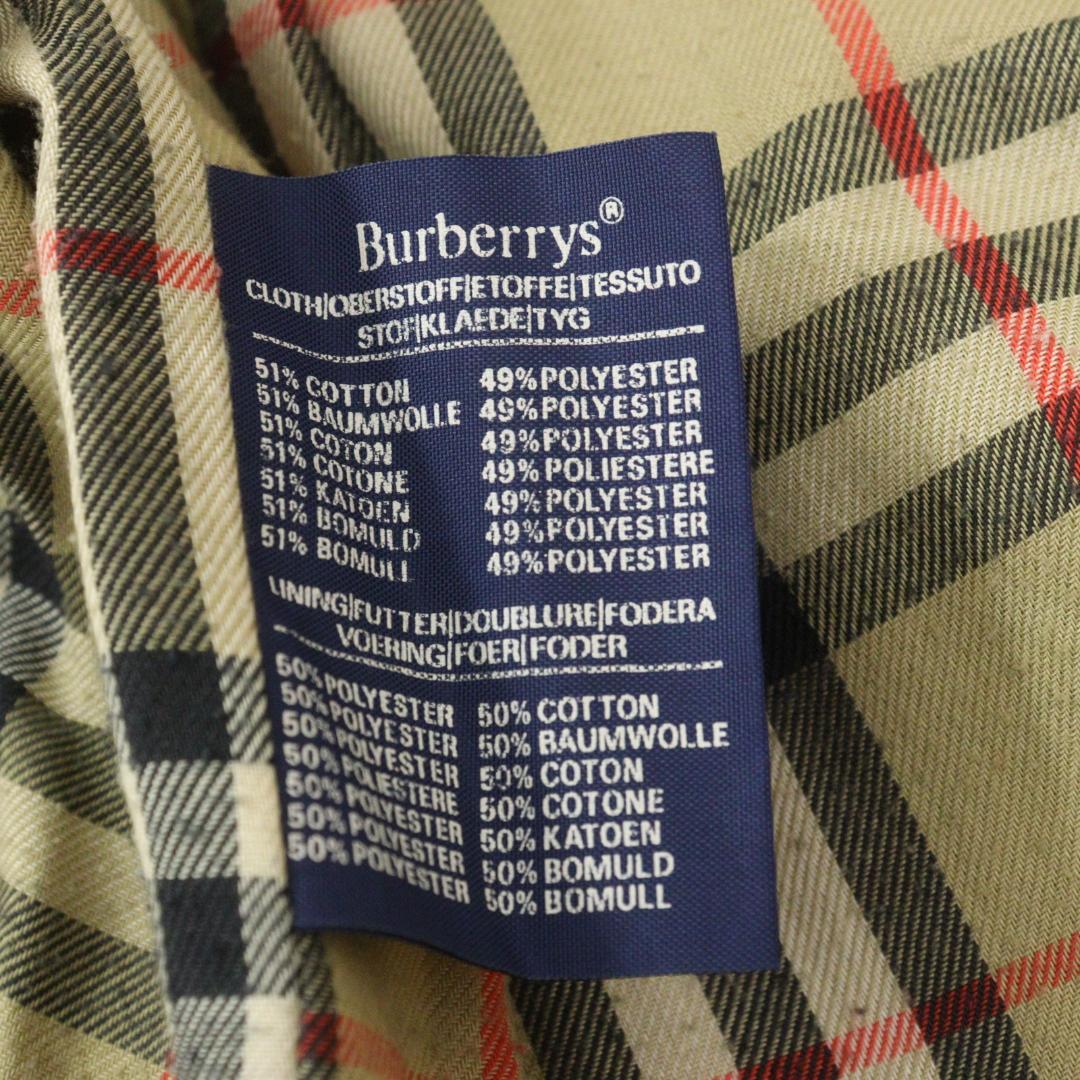 【良品】Burberrys バーバリー コート ノバチェック ロングコート XL