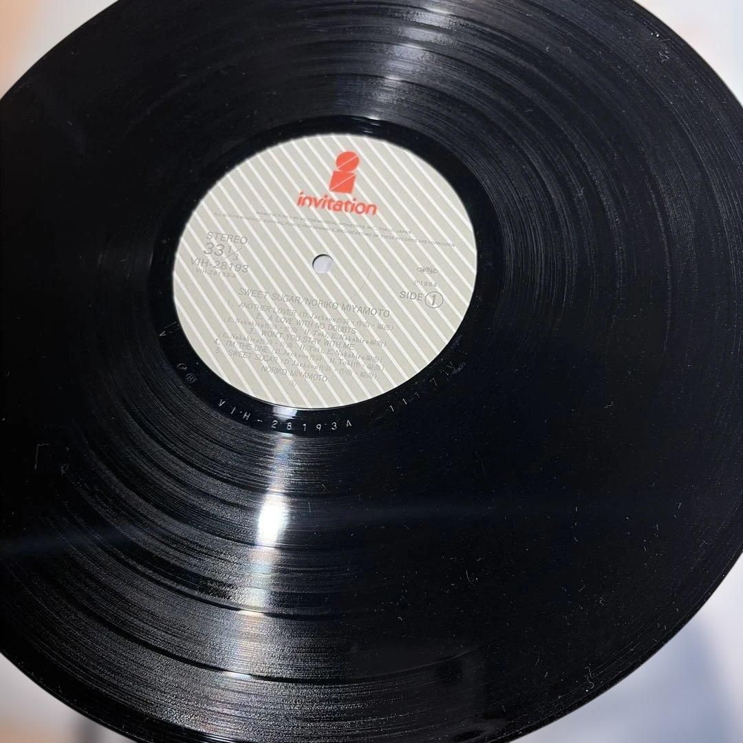 [レコード] 宮本典子　SWEET SUGAR LP