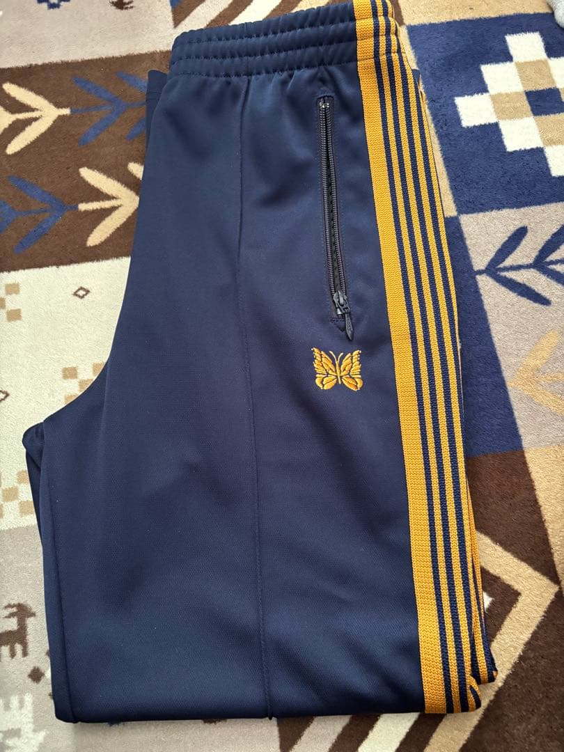 NEEDLES TRACKPANTS 別注STUDIOUS 23ss ネイビー7