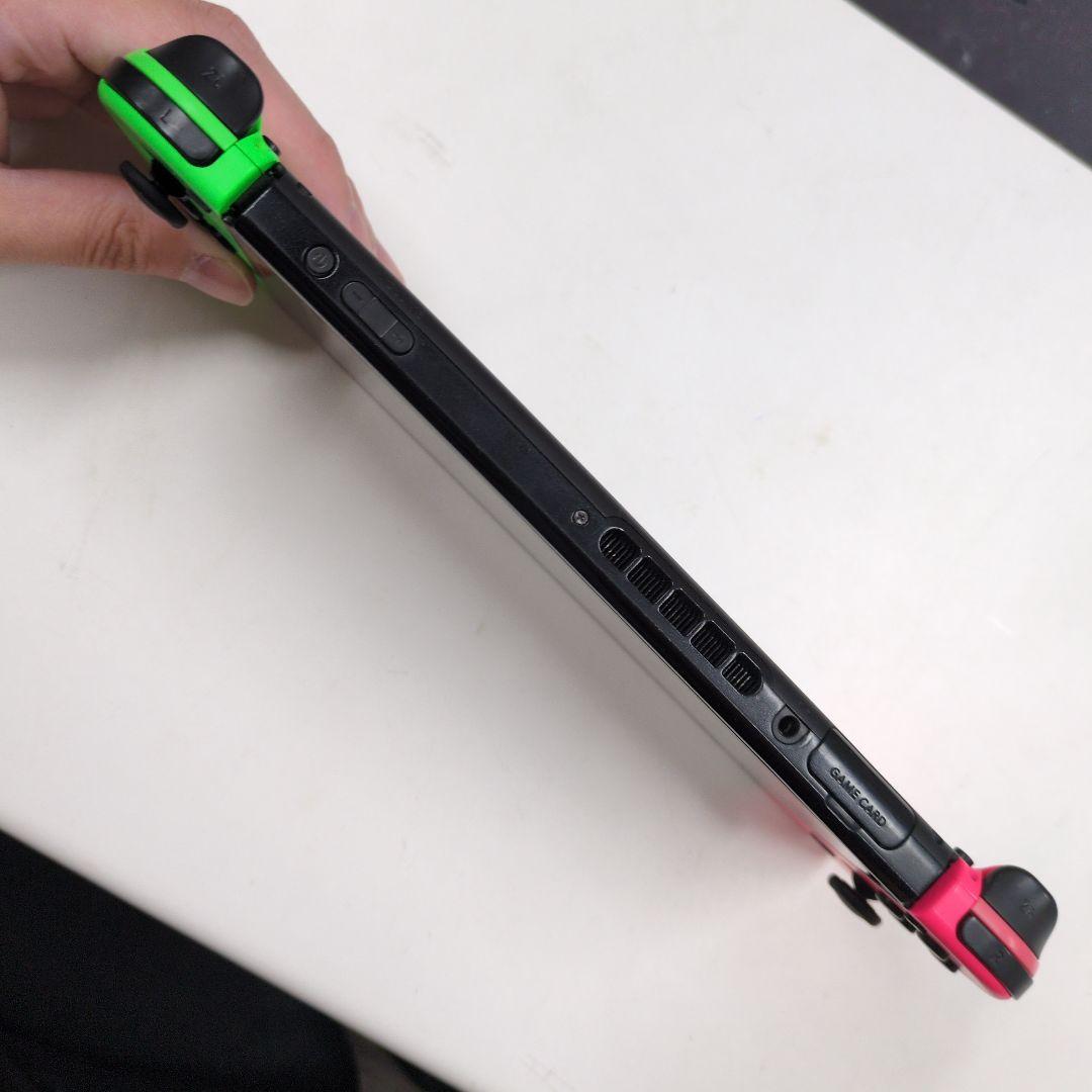 【動作確認済】Nintendo Switch本体 JOY-CON グリーンピンク