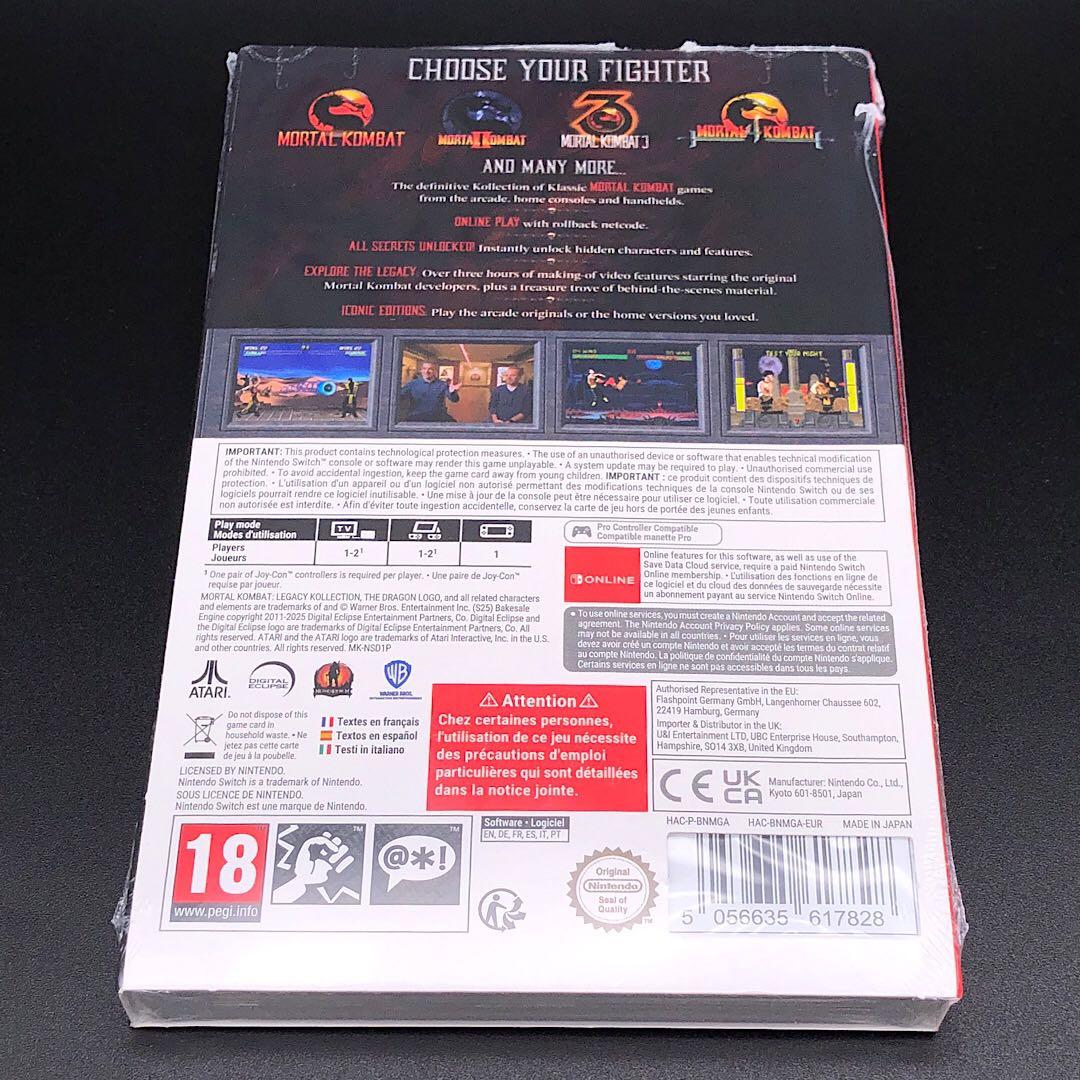 Nintendo Switch Mortal Kombat Legacy Kollection switch