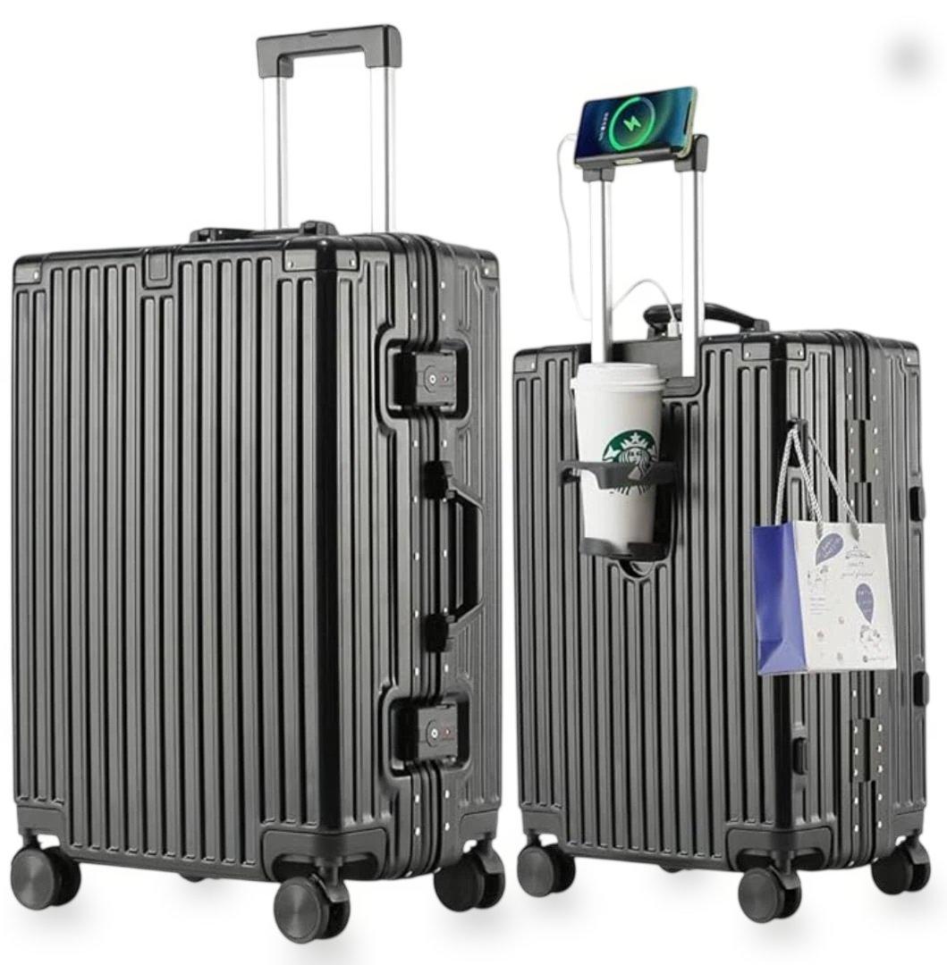 新品　スーツケース キャリーケース　黒　Lサイズ (98L)