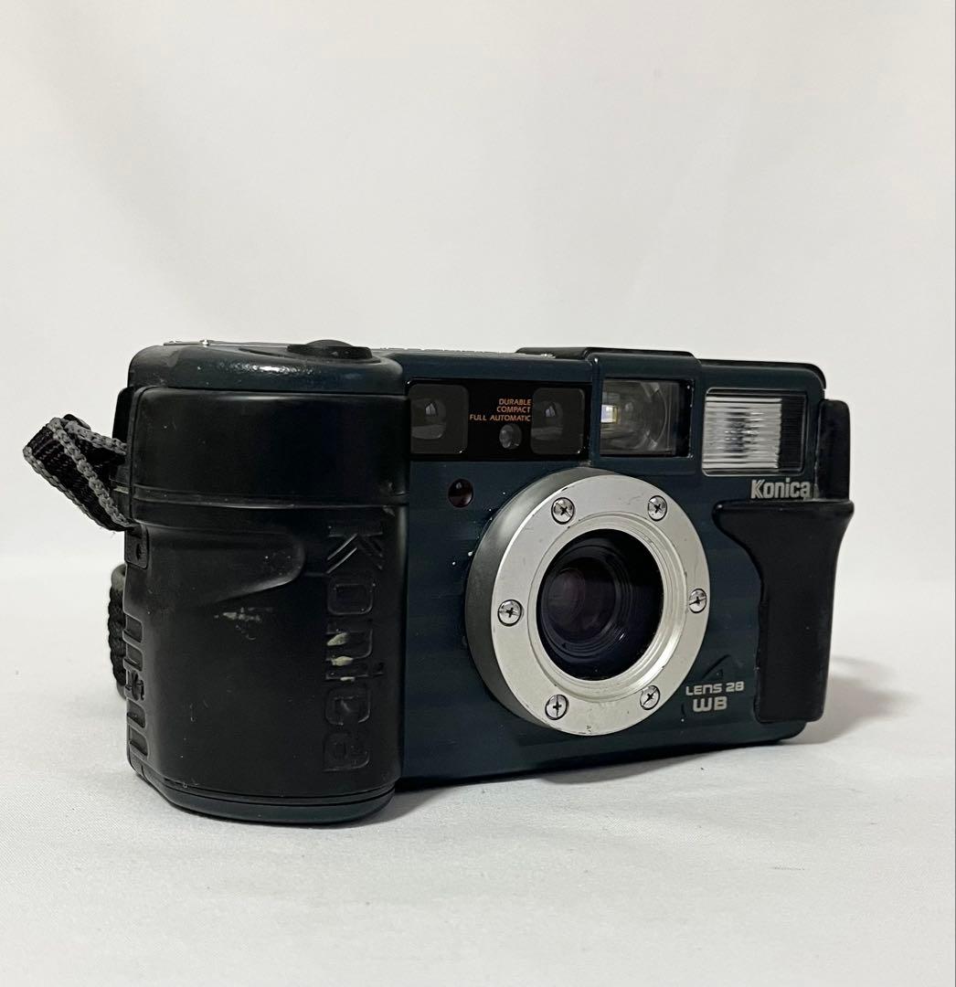 【完動品】Konica 現場監督 LENS 28 WB フィルムカメラ