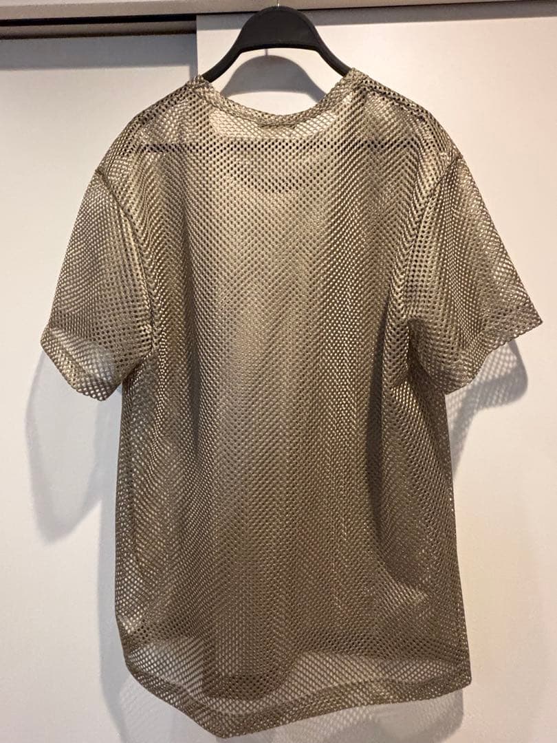 コムデギャルソンオムプリュス 25AW メッシュTシャツ カーキ