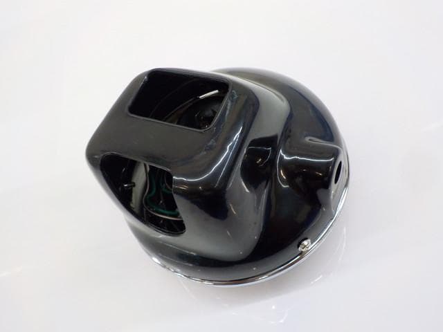 ホンダホーク系ヘッドライト黒（160Φガラスレンズ）高品質タイワン製