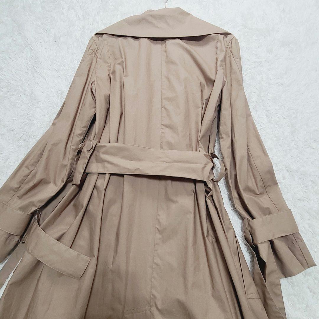 メゾンフラネウール スプリングコート マキシ丈 ショールカラー イタリー