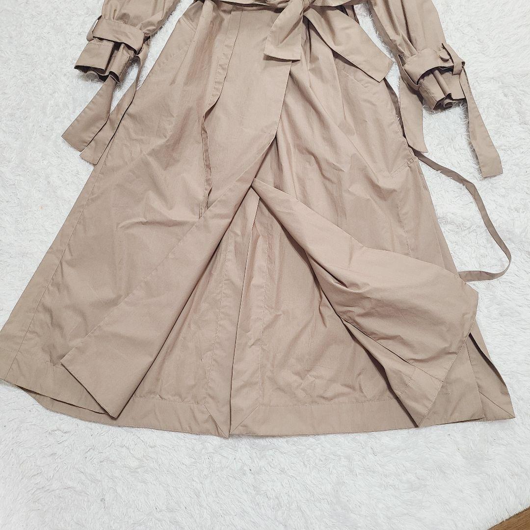 メゾンフラネウール スプリングコート マキシ丈 ショールカラー イタリー
