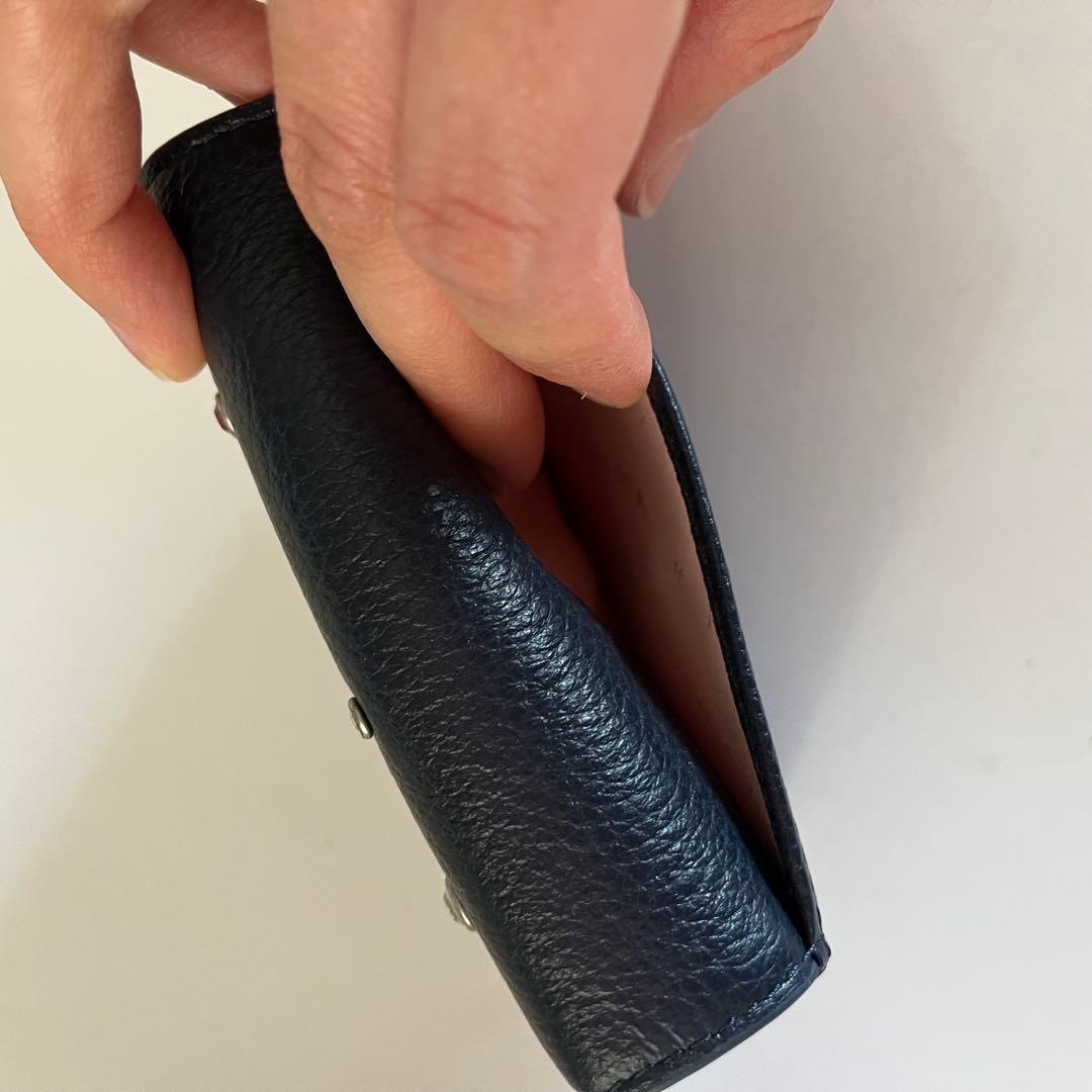 ANTEPRIMA MISTO 黒 三つ折り財布 ビジュー
