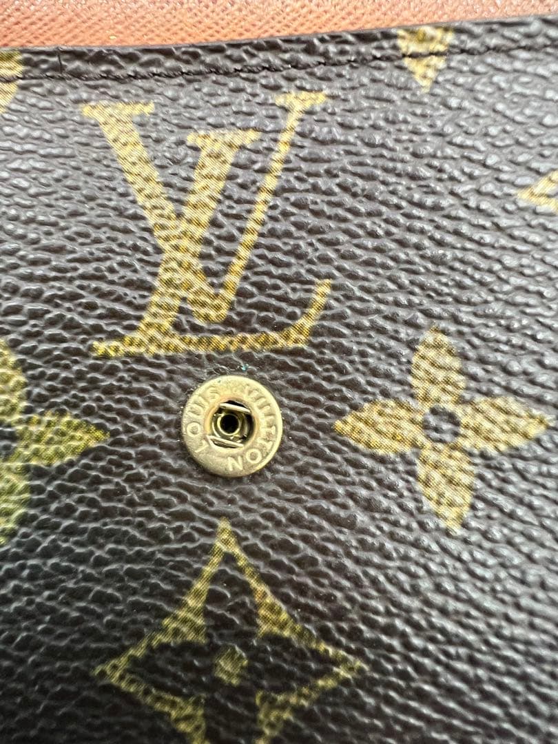 LOUIS VUITTON ポルトモネビエカルトクレディ モノグラム三つ折り財布