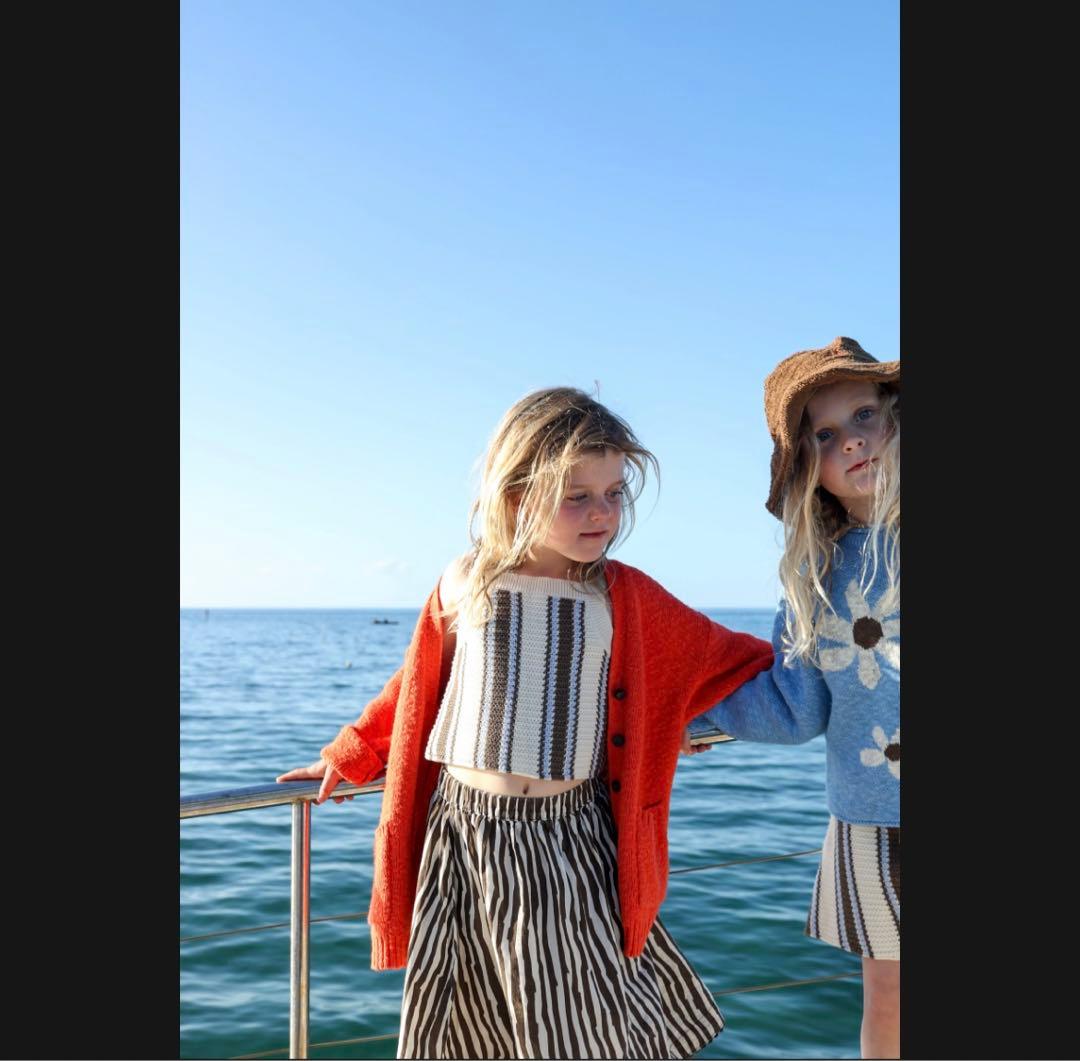 GROWN ◆Buoy Stripe Top&Pant 3y