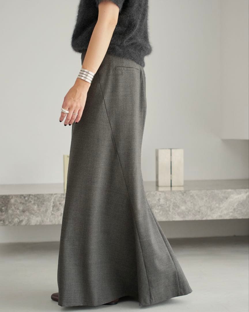 eggplant323　新品 Plage Back flare スカート