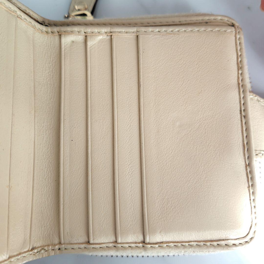 Gucci 二つ折り財布 ホワイト レザー