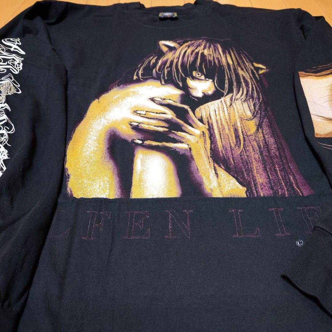 Elfen Lied エルフェンリート ロングTシャツ 黒 ブラック XL 貴重