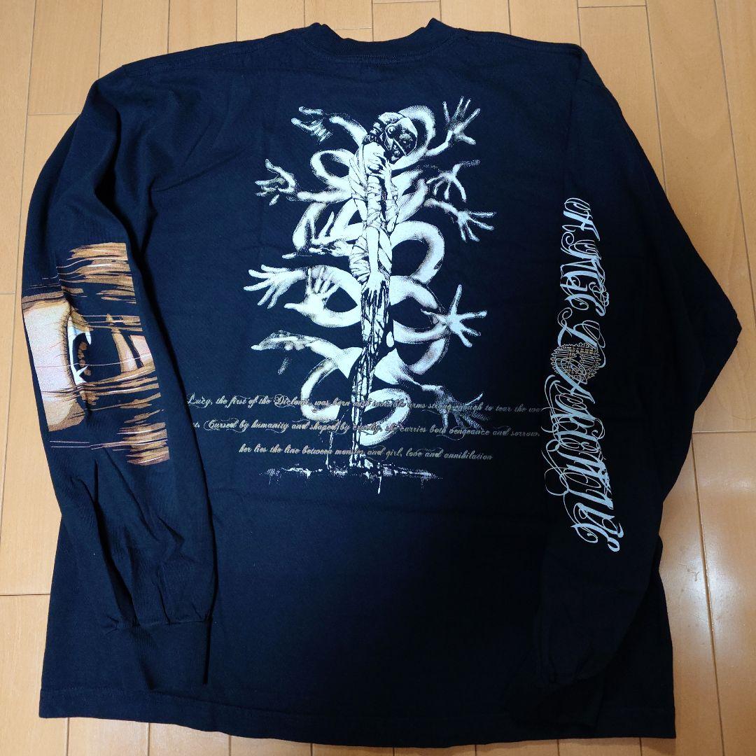 Elfen Lied エルフェンリート ロングTシャツ 黒 ブラック XL 貴重
