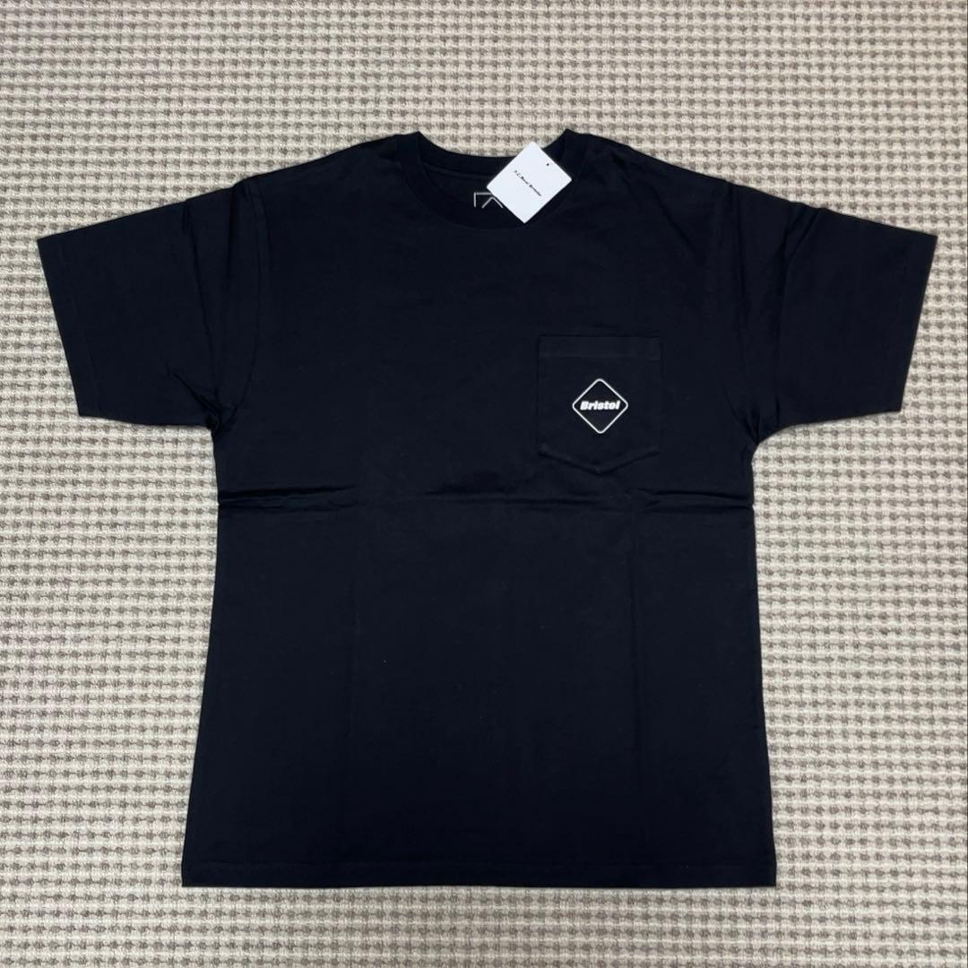 【タグ付き未使用】 FCRB BIG LOGO POCKET TEE S