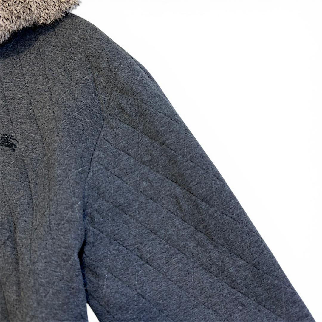 BURBERRY BLACK LABEL ウール ノバチェック フード パーカー