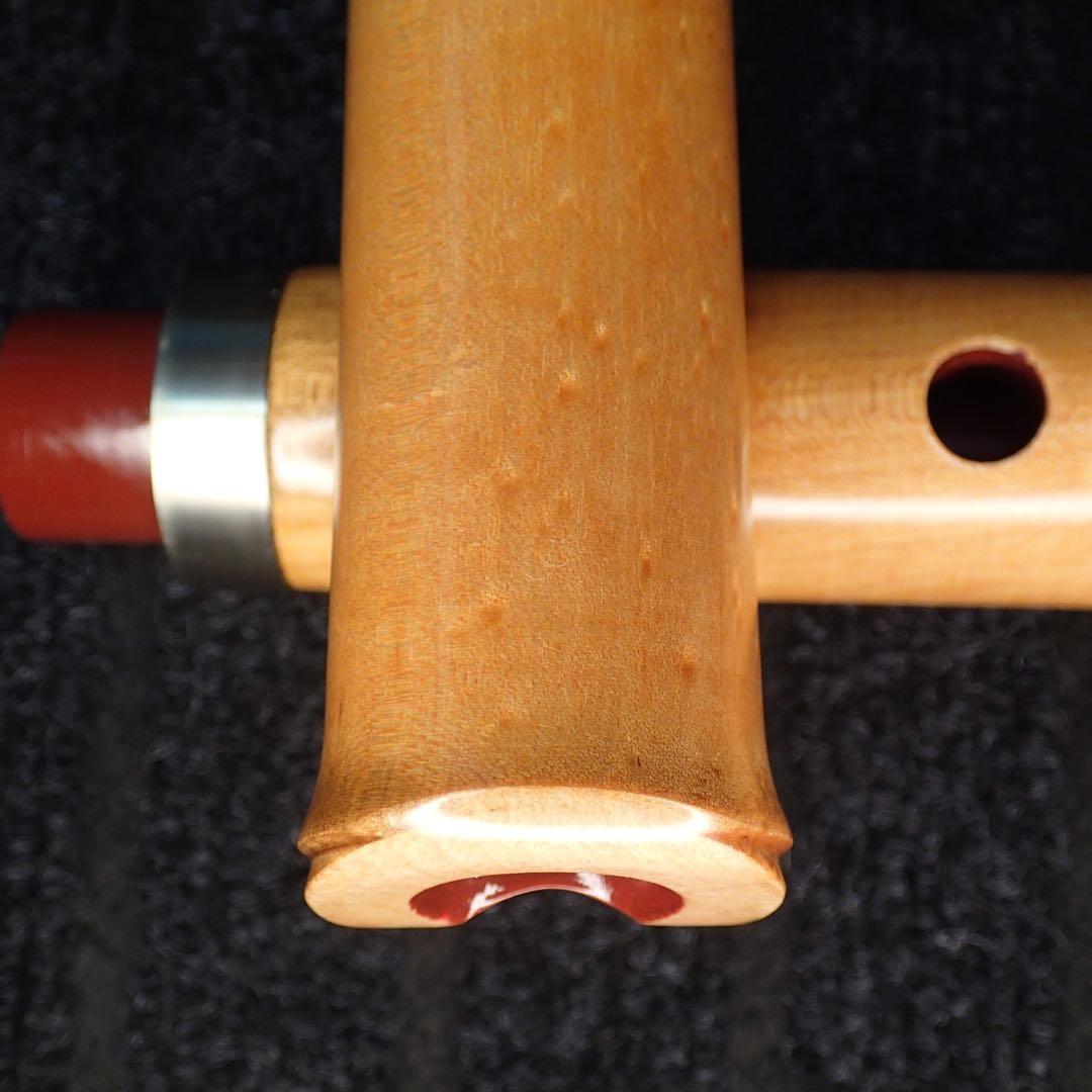 尺八 銘木尺八 琴風尺八 和田謹製 一尺八寸管