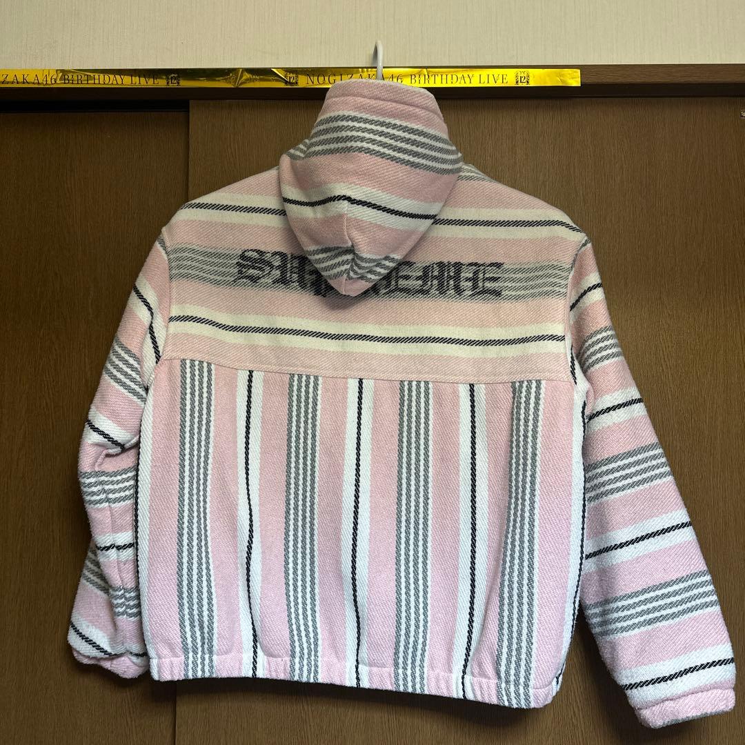 ジャケット・アウター Supreme Woven Stripe Hooded Jacket