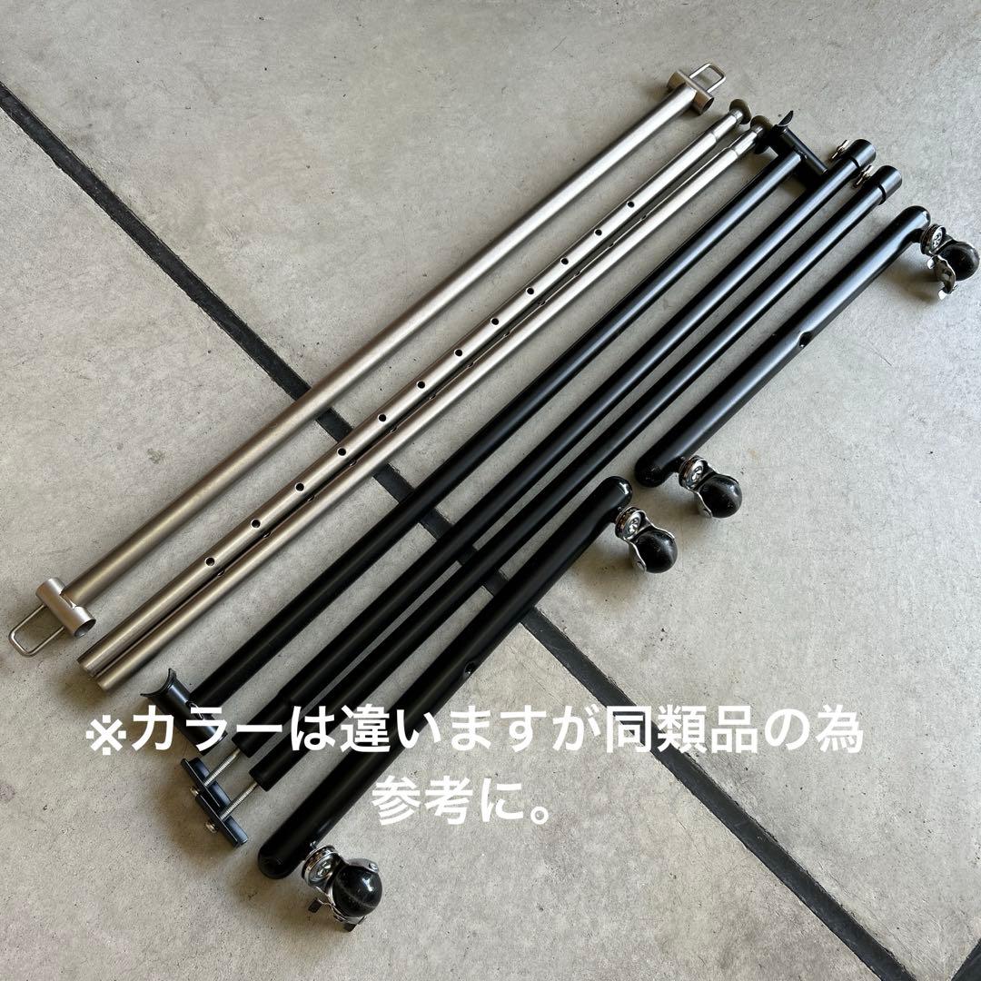 白 インダストリアル ハンガーパイプ ラック シャビー 店舗什器 キャスター付