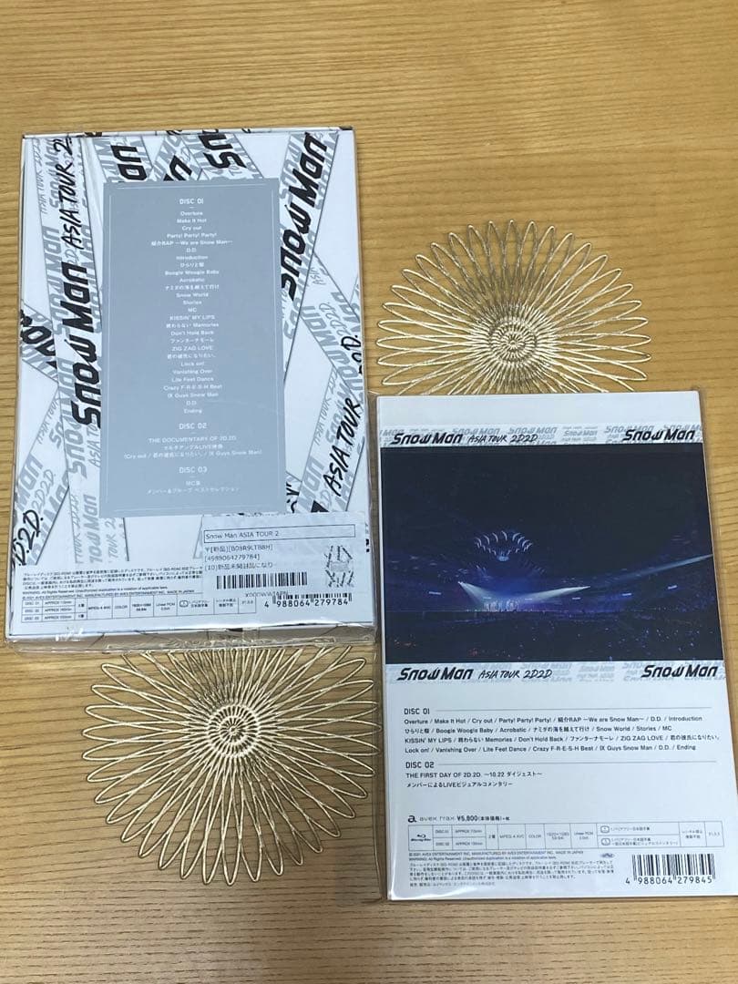 【Man】　Man ASIA TOUR2D.2D 初回盤・通常盤