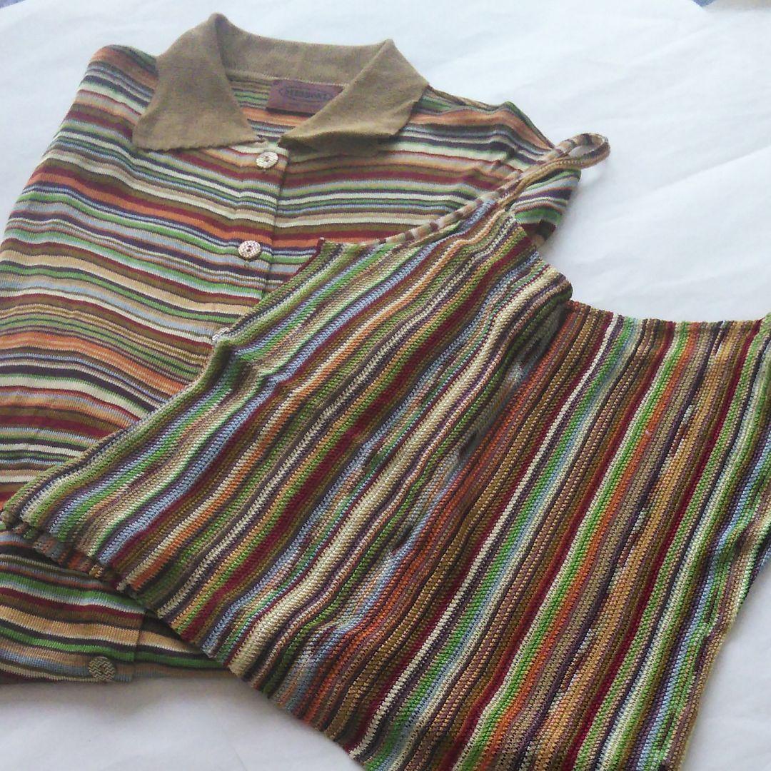 ミッソーニ　Missoni ファーストライン　ロングカーディガン＋キャミソール