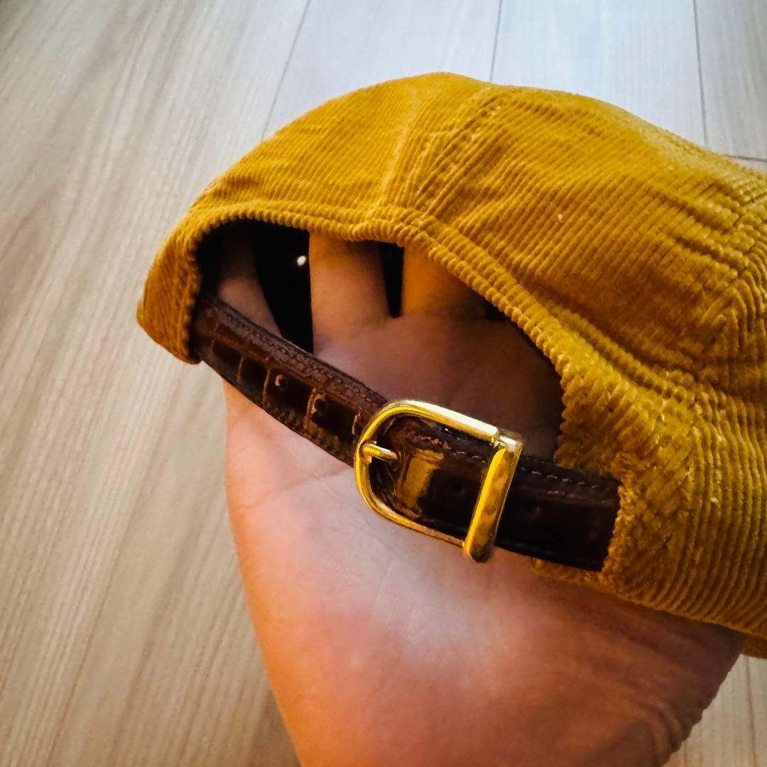 Supreme Corduroy Camp Cap イエロー