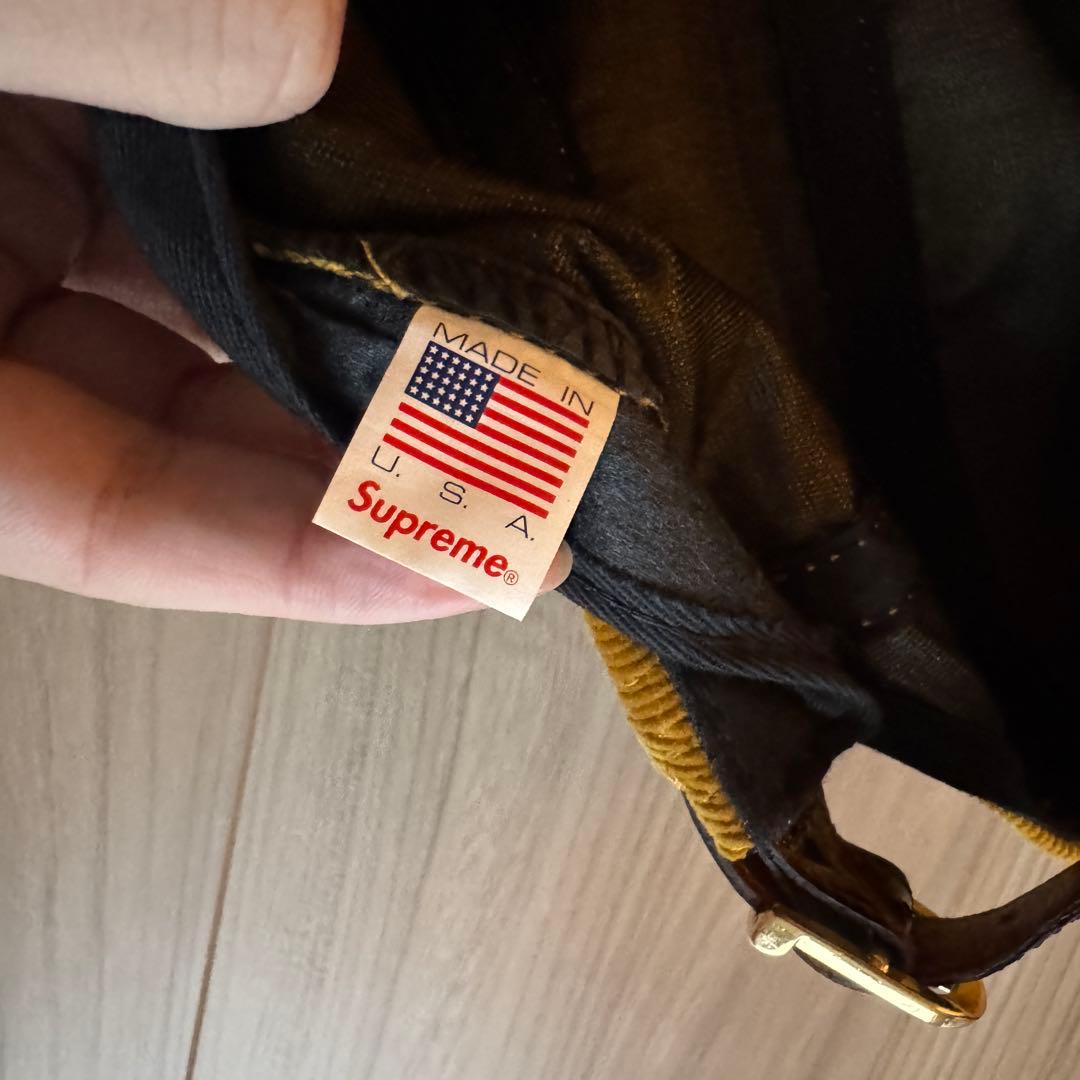 Supreme Corduroy Camp Cap イエロー