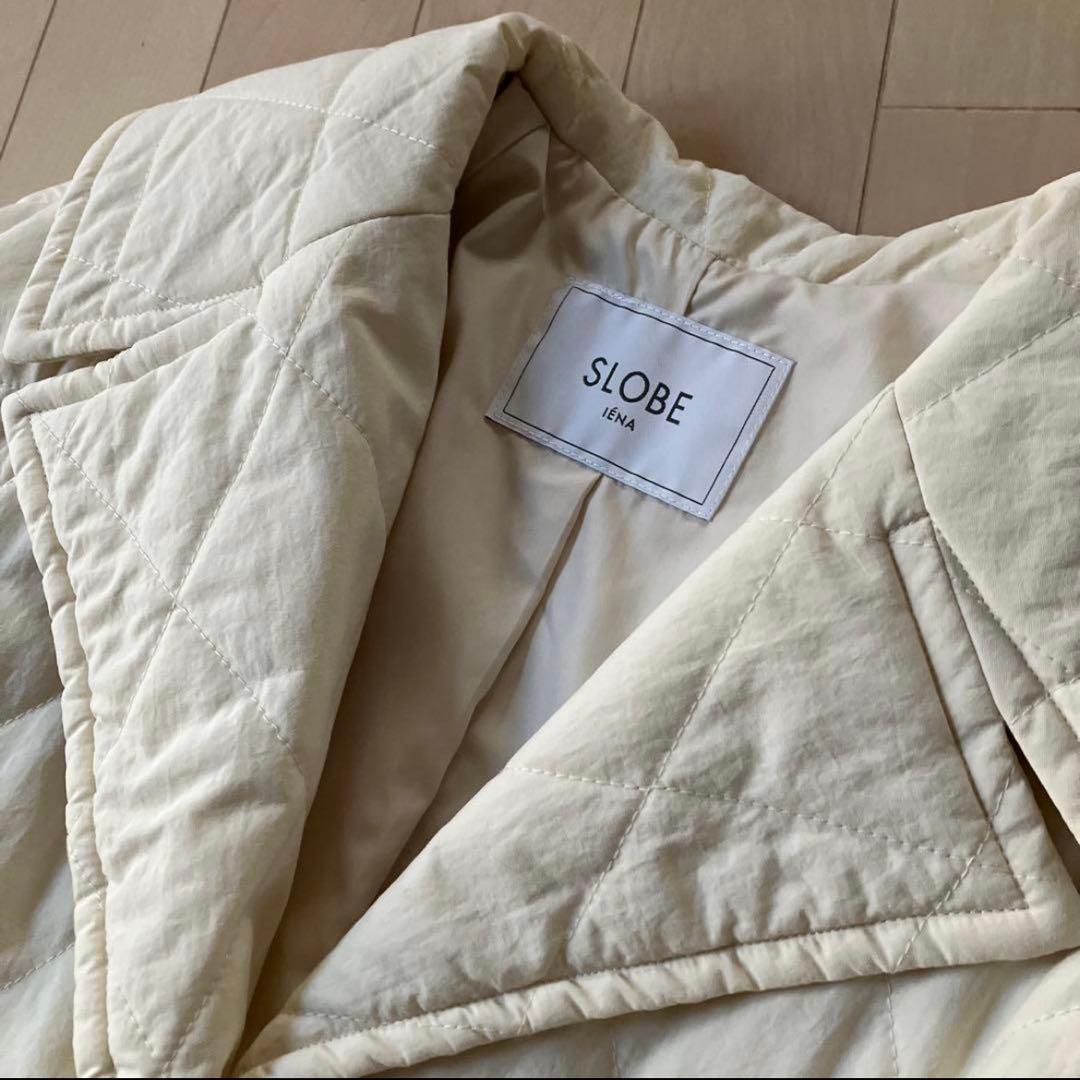 美品 SLOBE INEA スローブイエナ キルティングロングコート