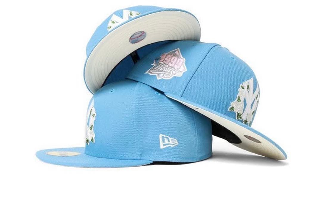 ノースカロライナ　NEW ERA キャップ　朝岡　59FIFTY ヤンキース