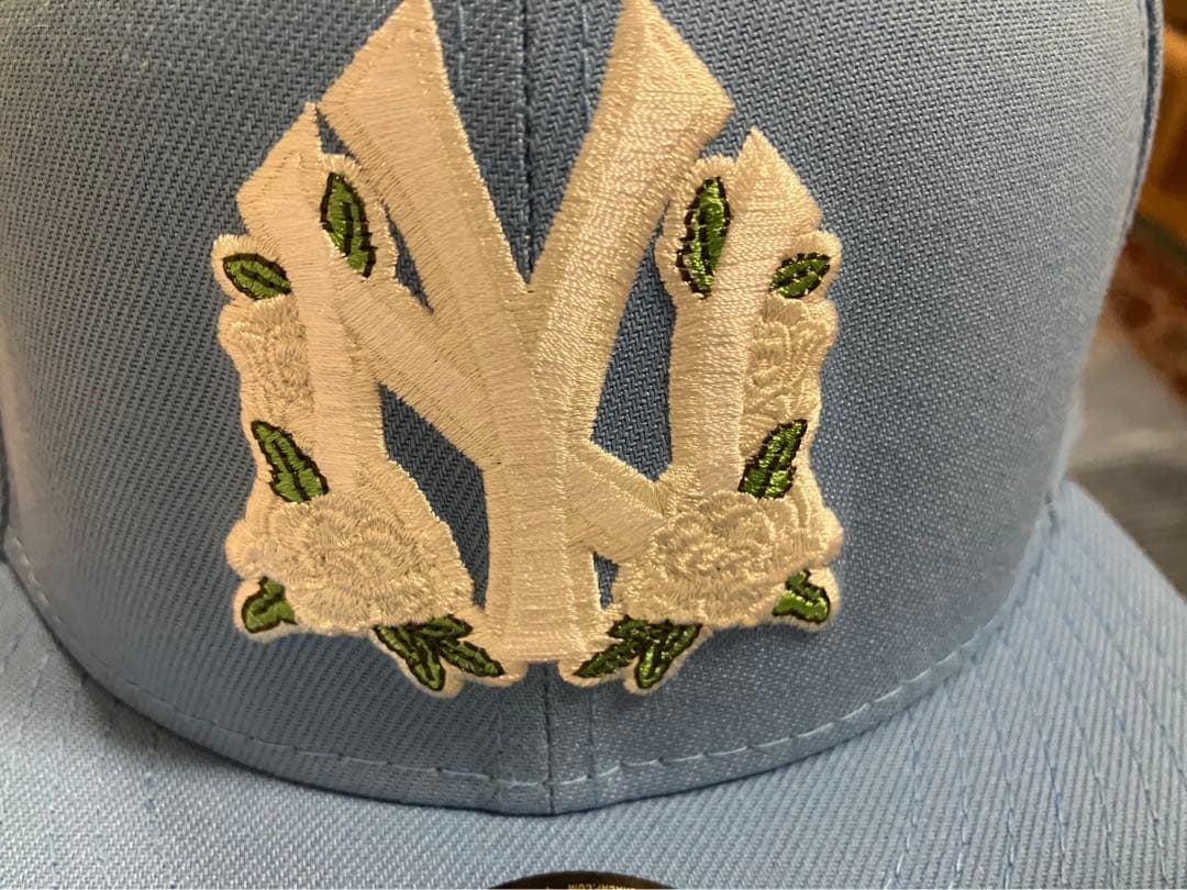 ノースカロライナ　NEW ERA キャップ　朝岡　59FIFTY ヤンキース