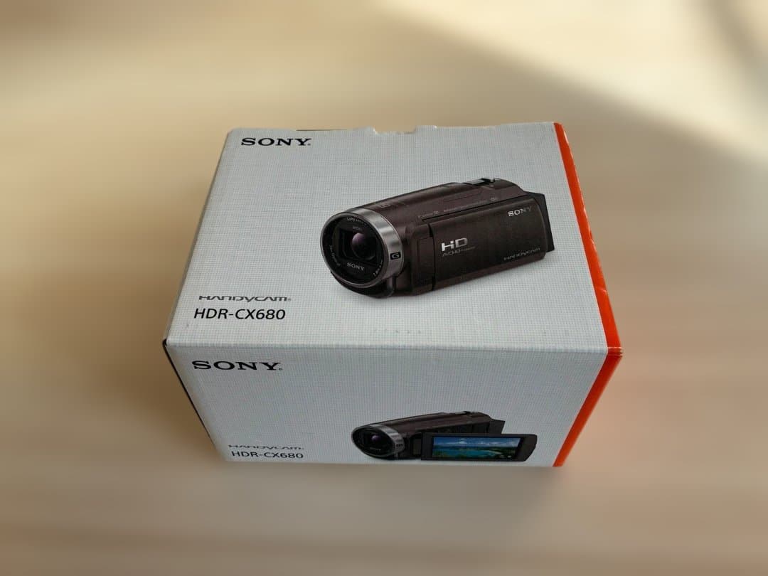 SONY HDR-CX680 ホワイト 本体と付属品