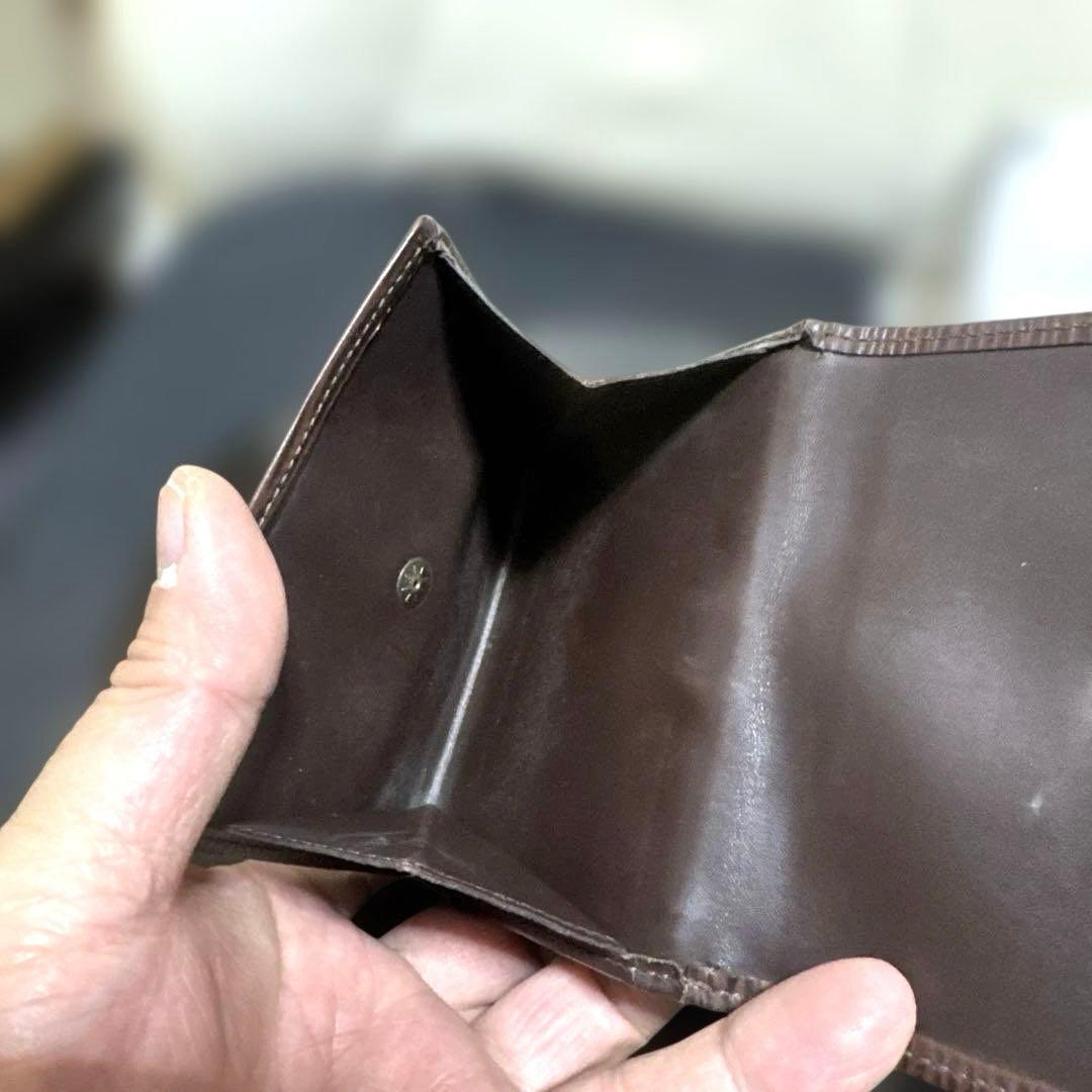 ④☆優良品♪エピＷホック 折り財布 チョコブラウン
