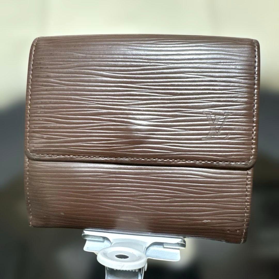 ④☆優良品♪エピＷホック 折り財布 チョコブラウン