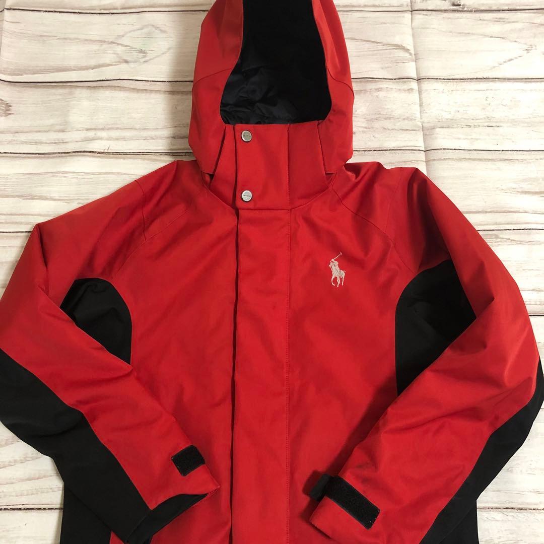 ラルフローレン　スノージャケット　スノボ　登山　ジャケット　ラルフ　ポロ　赤
