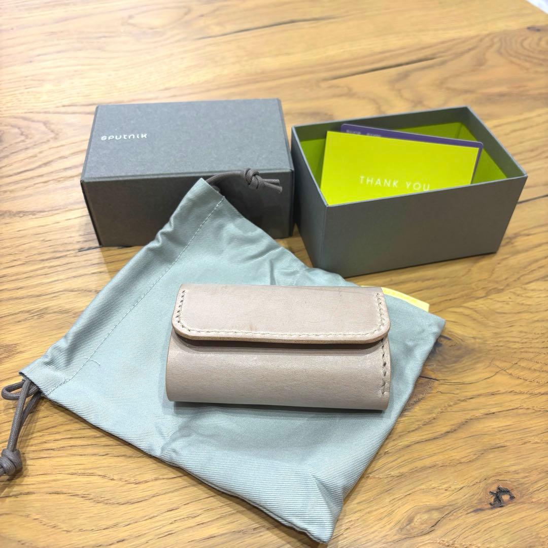 Sputnik スプートニク　財布　POPUP wallet \"燦\" ベージュ