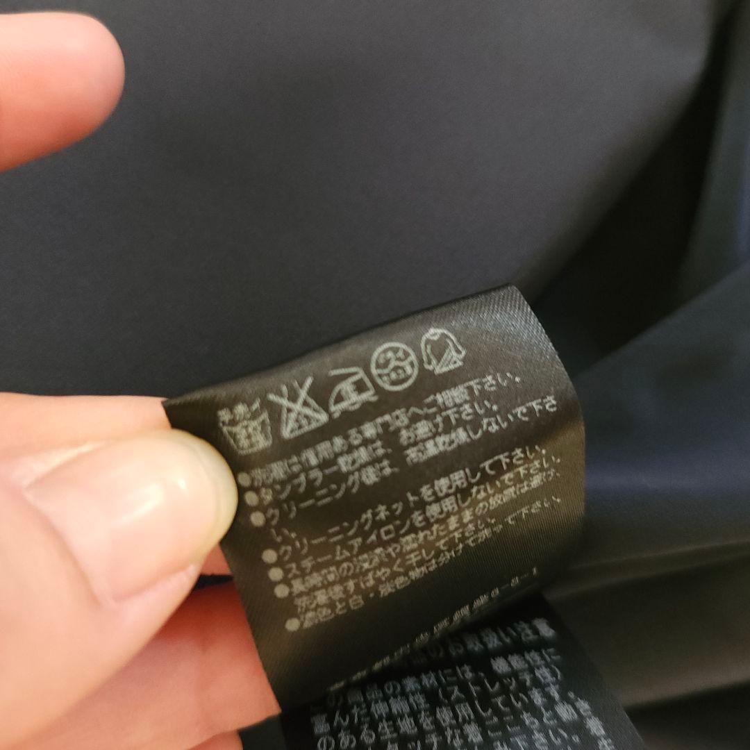 美品 FOXEY NEW YORK洗える バルーンフレアーワンピース 濃紺 38