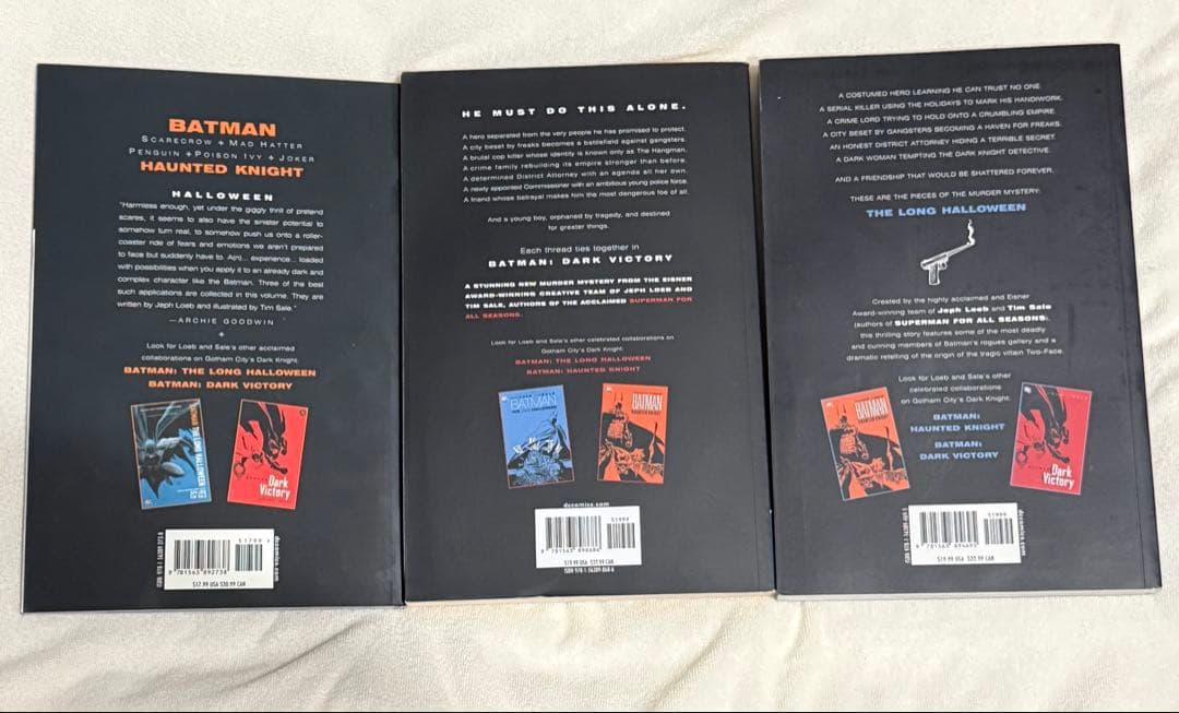 「BATMAN コミック3冊セット ロングハロウィーン ダークビクトリー 英語版