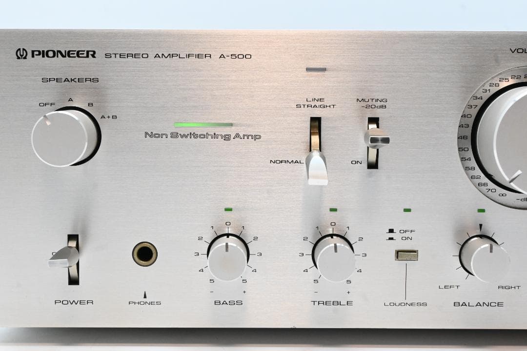 PIONEER プリメインアンプ A-500【整備済み動作品　極美品】