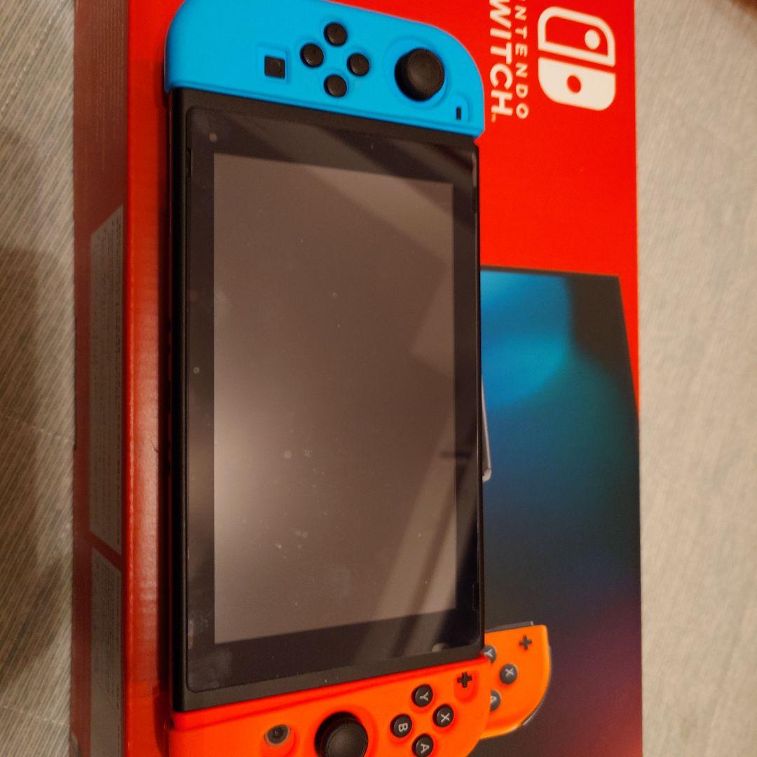 Nintendo Switch 本体 オレンジ/青 箱付き　美品
