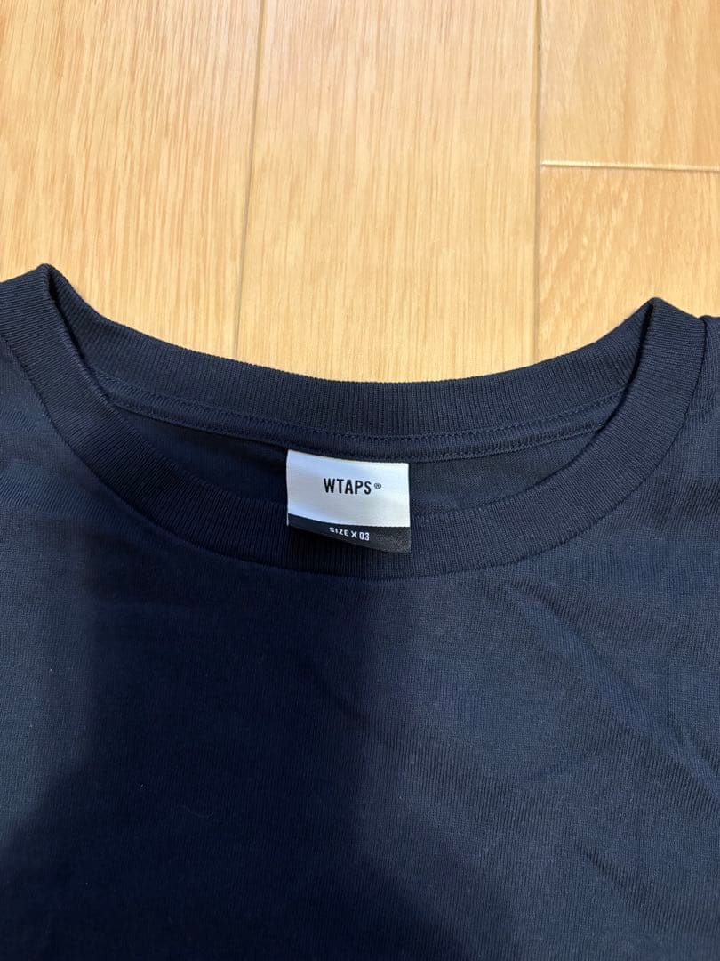 トップス WTAPS CONTAINING 02 SS COTTON NAVY L