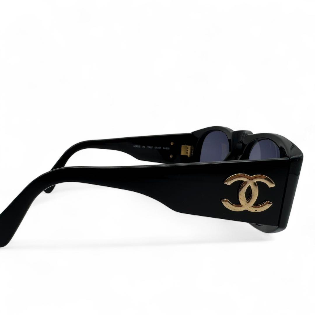 CHANEL サングラス　ココマーク　01451 ブラック 保存袋付き シャネル