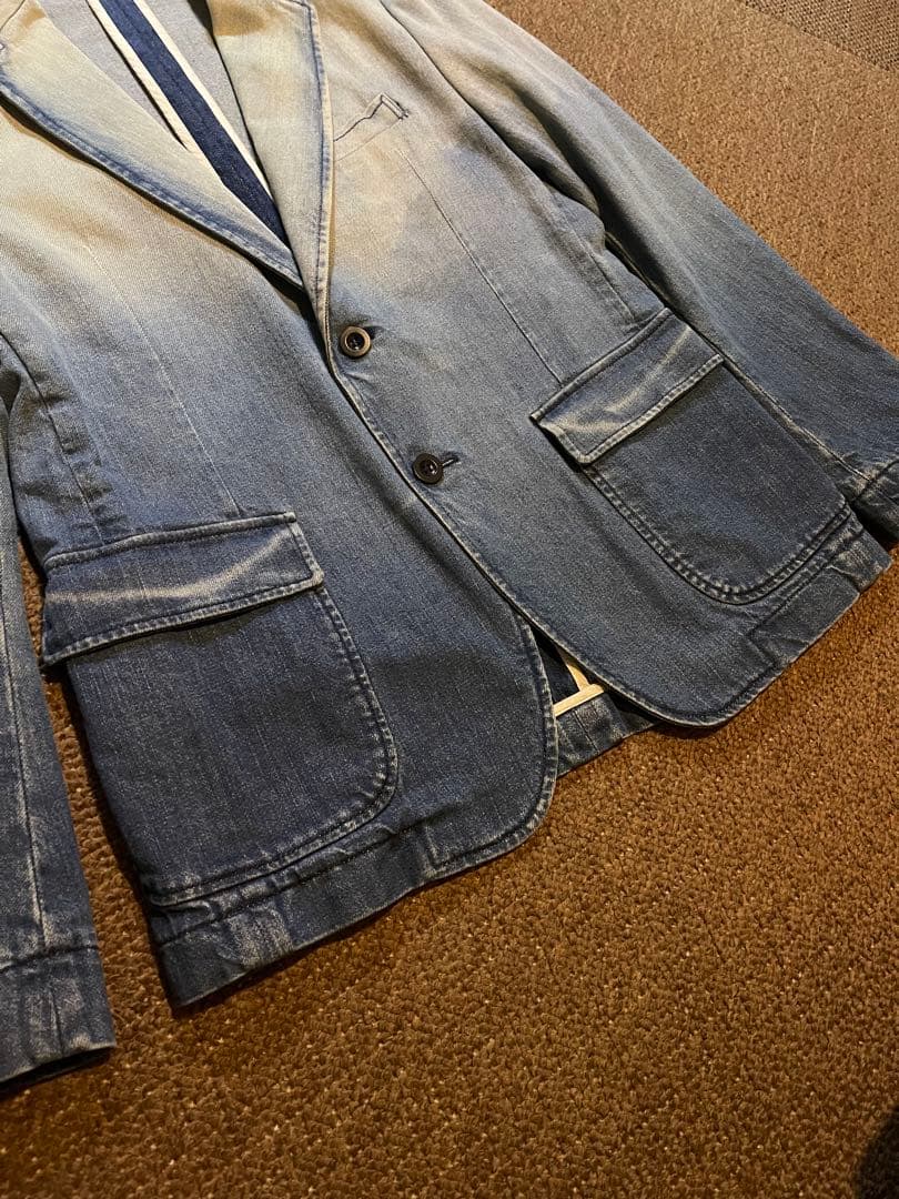 BAND OF OUTSIDERS グラデーション　デニム　テーラードジャケット