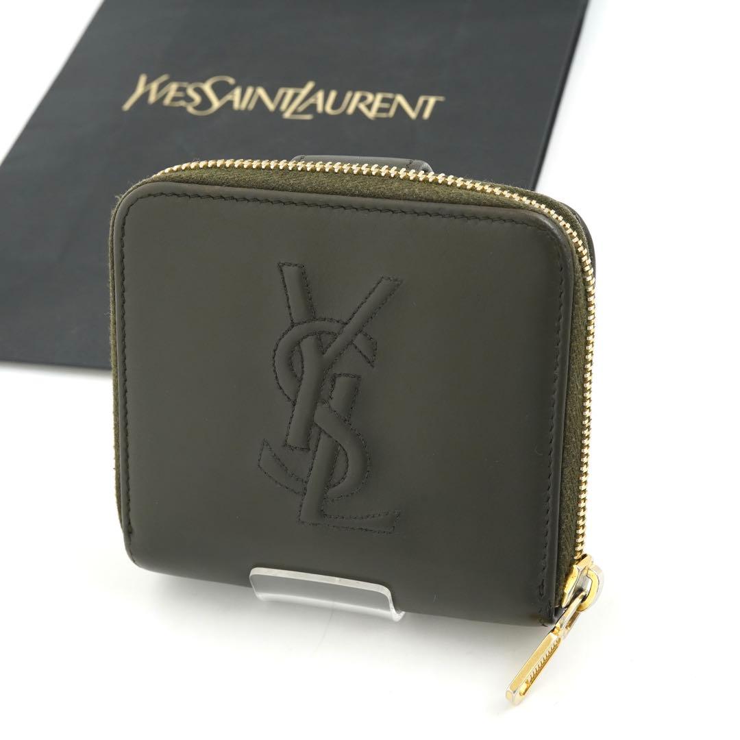 ✨Sランク✨　Yves Saint Laurent ミニ財布　シグネチャーロゴ