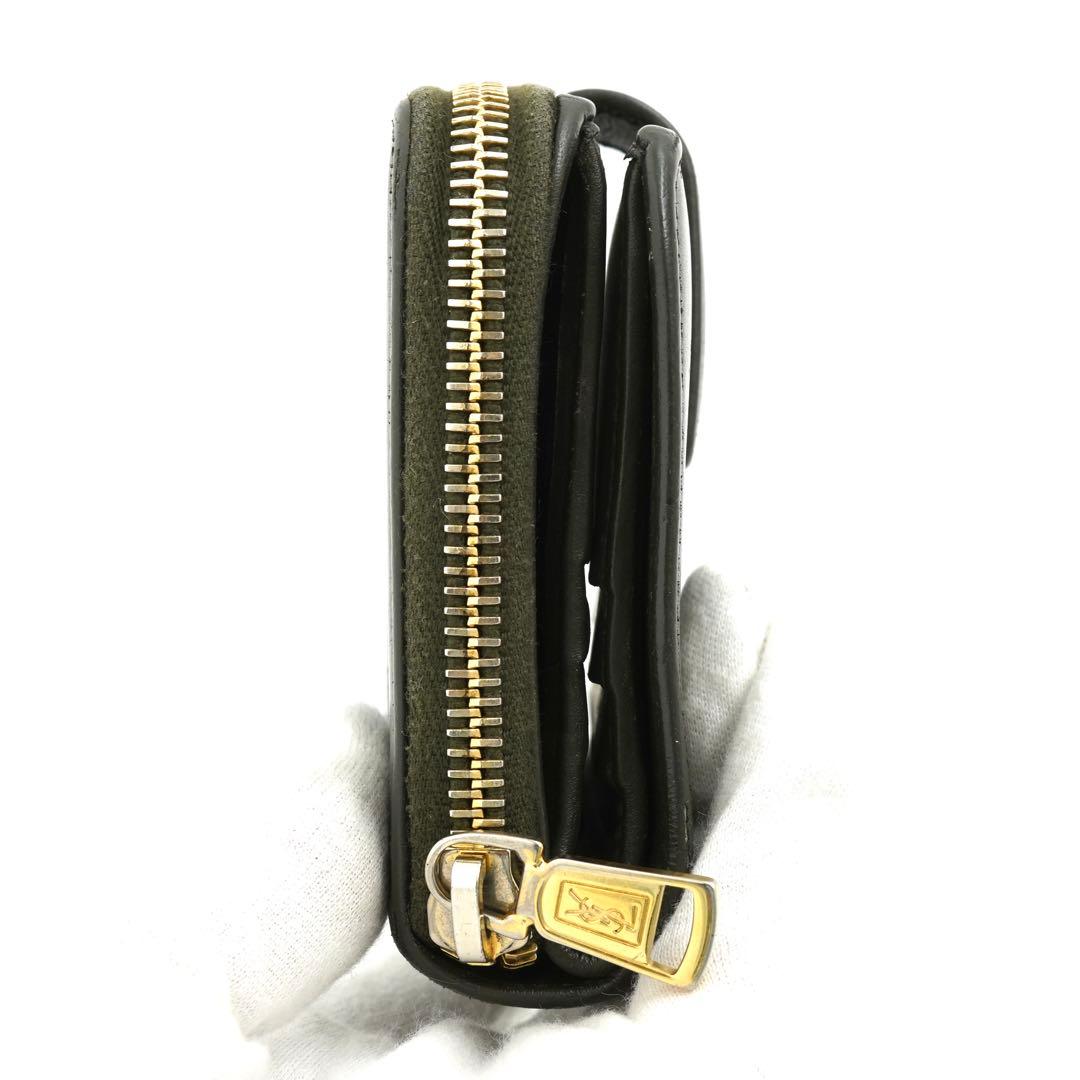 ✨Sランク✨　Yves Saint Laurent ミニ財布　シグネチャーロゴ