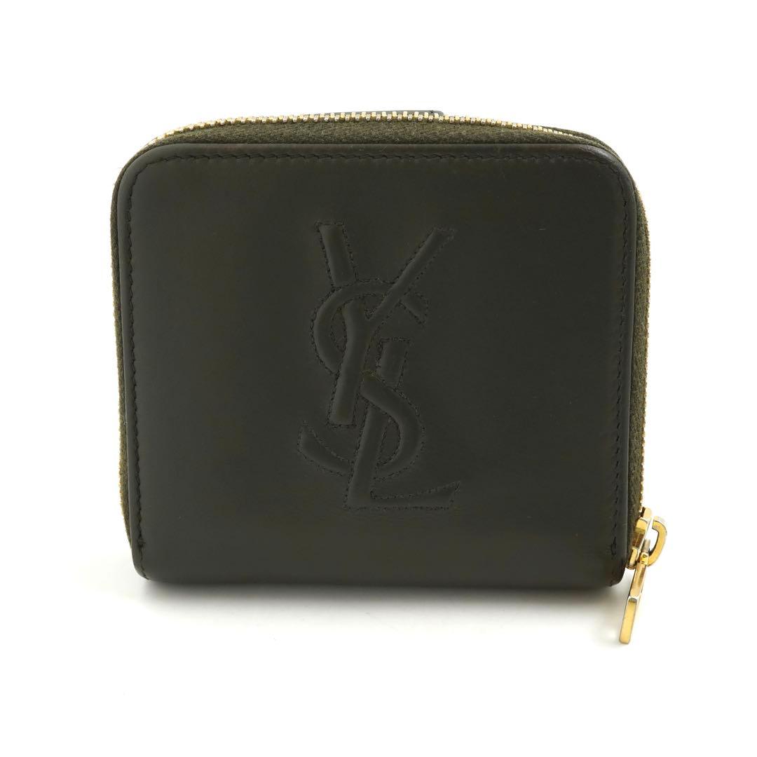 ✨Sランク✨　Yves Saint Laurent ミニ財布　シグネチャーロゴ