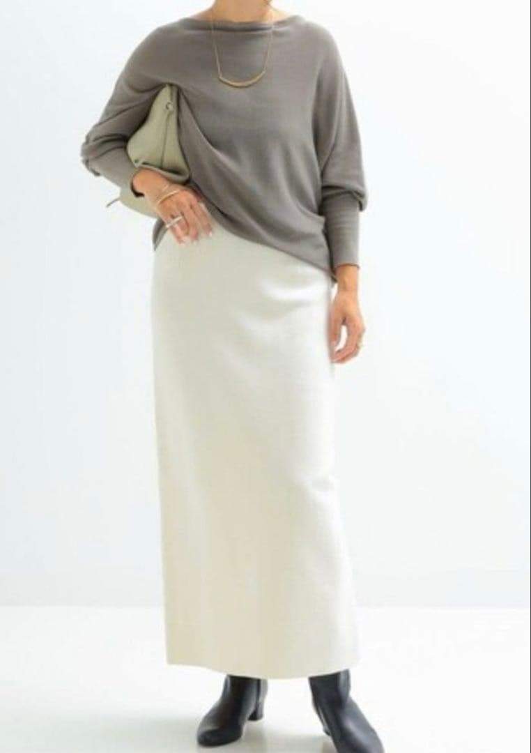 Demi-Luxe BEAMS シンプル タイト ニットスカート .M
