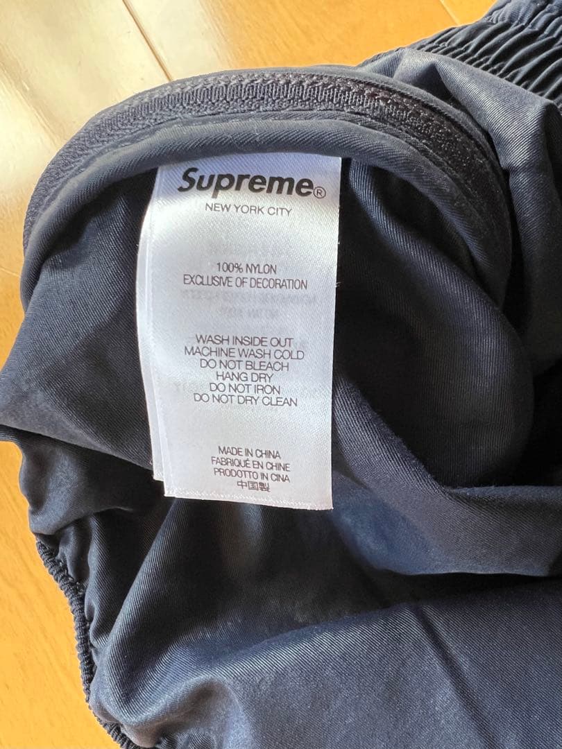SUPREME Warm up pants navy Mサイズ