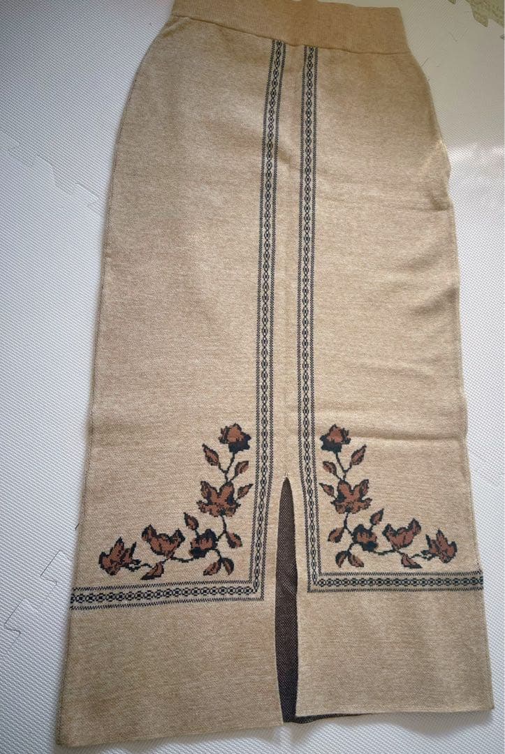 ◉最終お値下げ❗️EAPHI SCARF MOTIF KNIT SKIRT