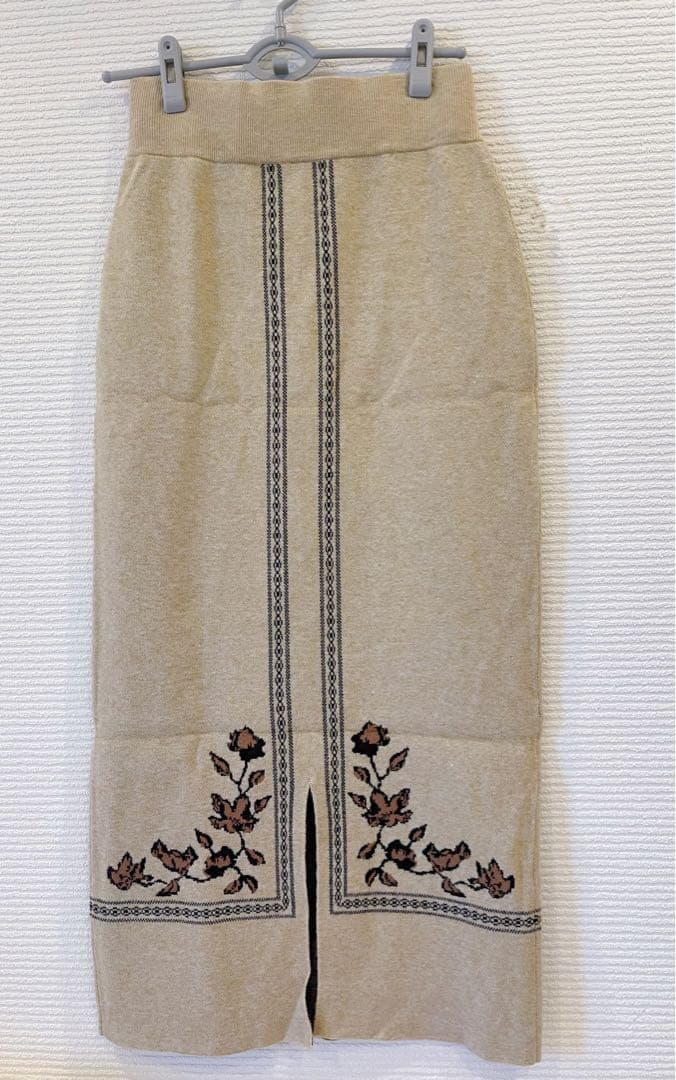 ◉最終お値下げ❗️EAPHI SCARF MOTIF KNIT SKIRT